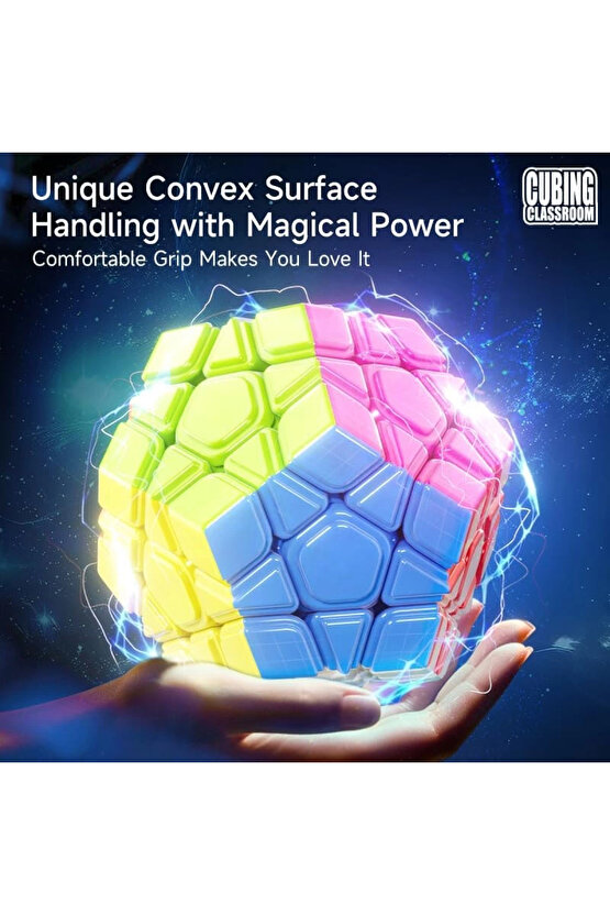 Orijinal MoYu Meilong Megaminx Manyetik Küp - Moyu Speed Cube - Moyu Megaminx Zeka Küpü - Zeka Küpü