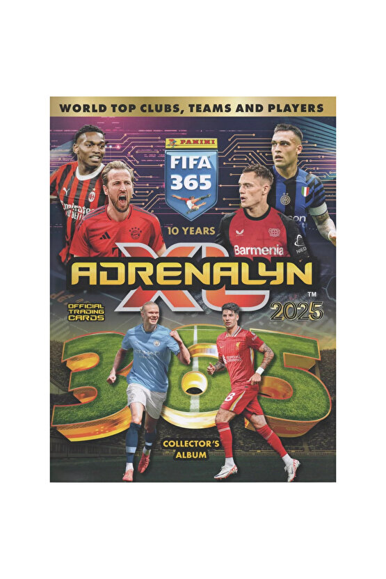 Panini FIFA 365 Adrenalyn XL 2025 Mega Başlangıç Paketi - Futbolcu Kartları - Trading Oyuncu Kartı