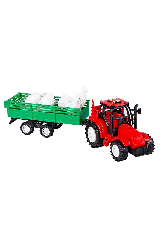 Hayvanlı Traktör Seti - Motor Oyuncakları - Çiftlik Seti - Traktör Oyuncakları - Çiflik Oyuncakları