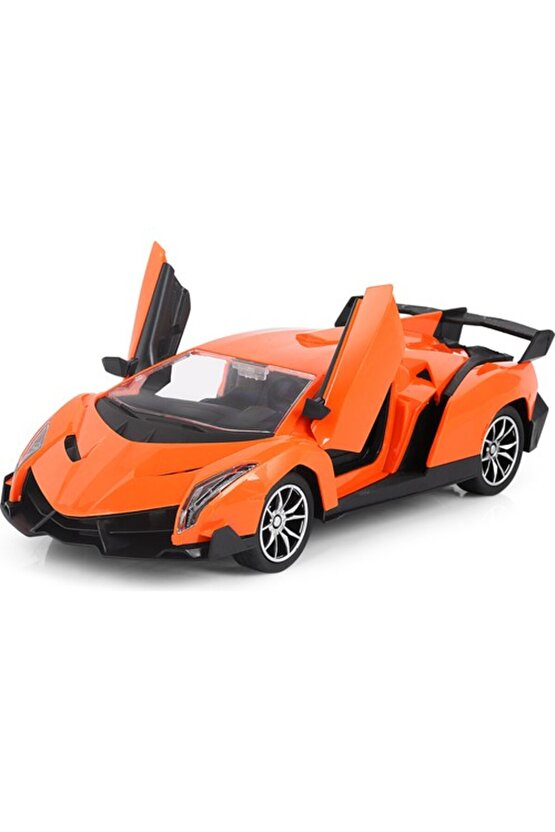 Şarjlı Uzaktan Kumandalı Araba Lambo Car Turuncu 1:16 Ff