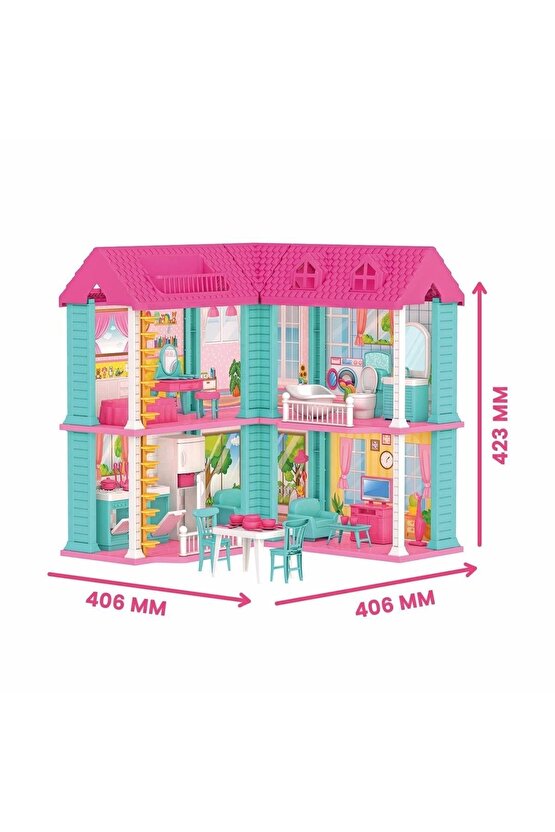 Milanın Okyanus Evi - Ev Oyuncak - Milanın Okyanus Ev Seti - Barbie Ev Seti - Rüya Evi - Oyun Evi