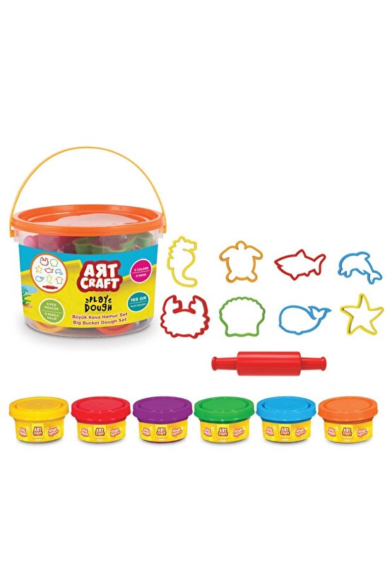 Büyük Kova Hamur Seti - Oyun Hamuru Seti - Hamur Setleri - Hamur Kalıpları