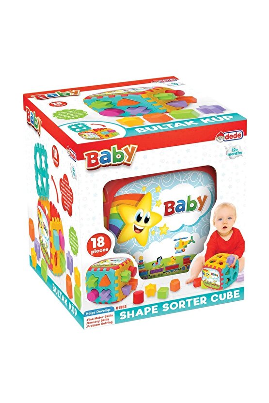 Büyük Bul Tak Küp - Bebek Oyuncakları - Eğitici Oyuncaklar - Bebek Ürünleri
