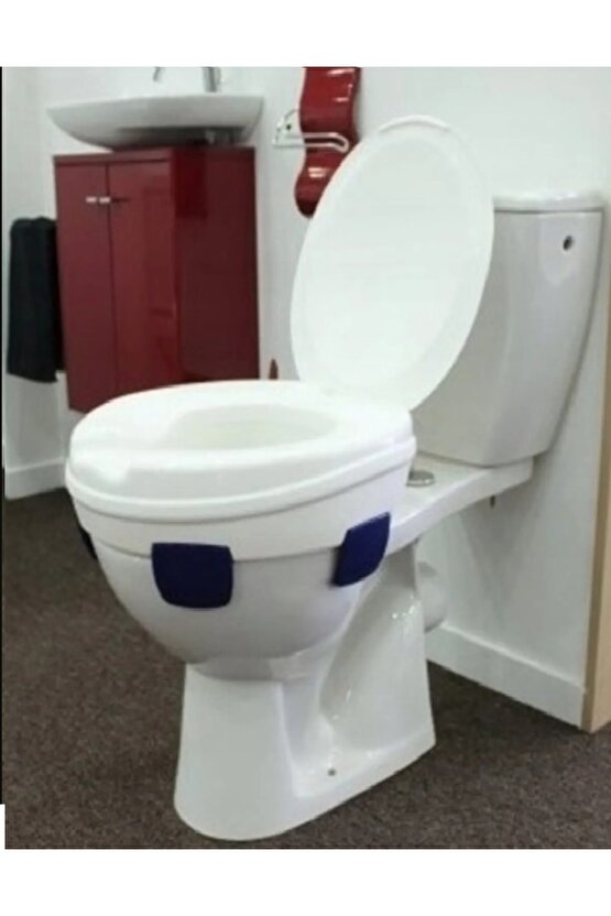 Kapaklı Ve Taharet Musluklu Klozet Yükseltici (klozet Adaptörü)