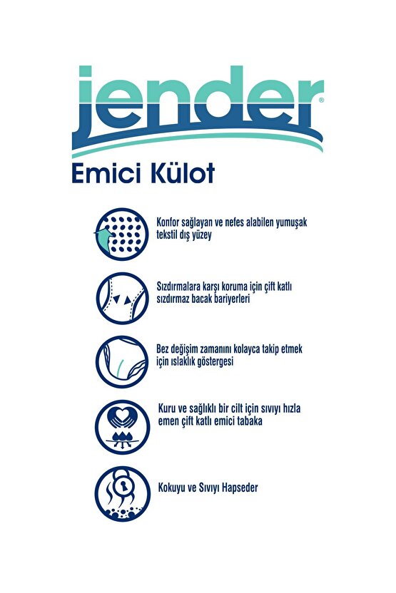 Emici Külot Yetişkin Hasta Bezi Xlarge 120 Adet