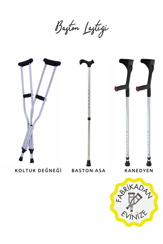 Baston Lastiği Kaymaz Lastik 4 Adet