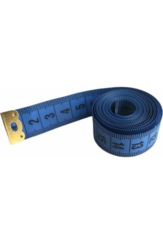 Mezura 150cm Koruma Kapaklı Terzi Mezurası Renkli – Dikiş Makinesi Aksesuarı 1 Adet