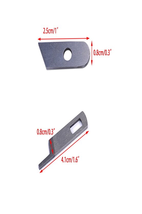 Singer Overlok Makinesi Bıçağı (üst Hareketli Bıçak Ve Alt Sabit Bıçak) Takım Gönderilecektir.