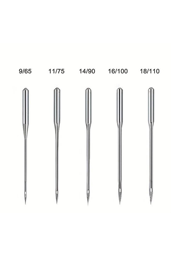 Singer Zetina Bernina Janome Uyumlu 11-14-16 Ev Tipi Dikiş Makine Iğnesi Toplam 30 Adet