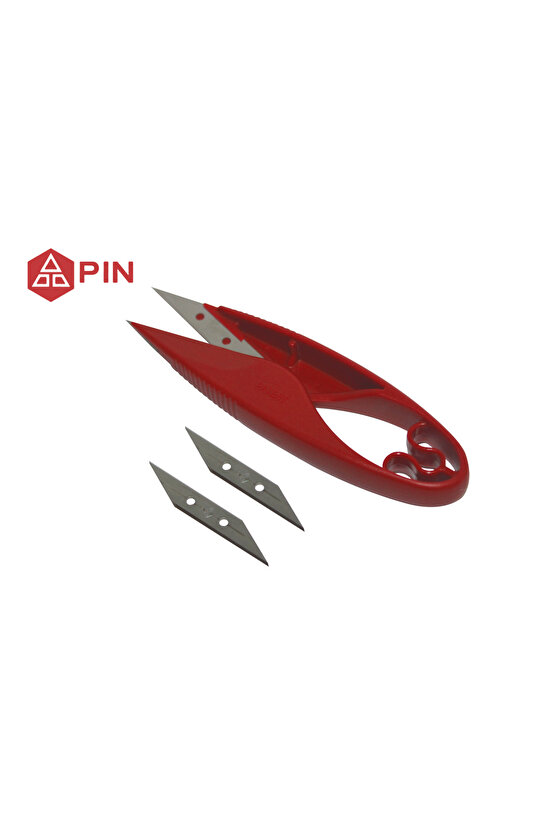 Pin Yedek Bıçaklı Iplik Temizleme Makası