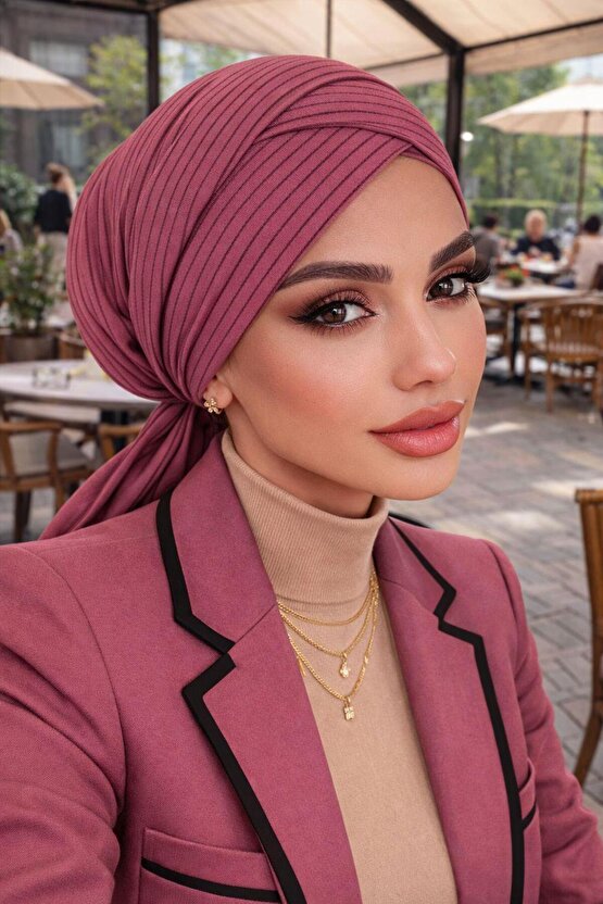 Gülkurusu Çizgili Çapraz Bantlı Bone