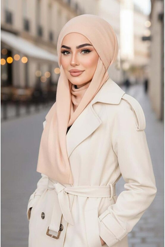 Somon Nude Serisi Kelebek Bone Şal