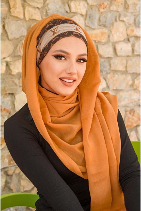 Devetüyü Marka Desen Bandana Hazır Şal