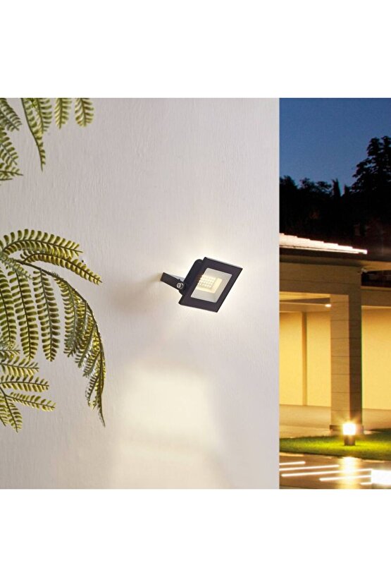 Elektrikle Çalışır, 50 Watt BEYAZ Işık İç ve Dış Mekan Slim Led Projektör, Yağmurdan Etkilenmez