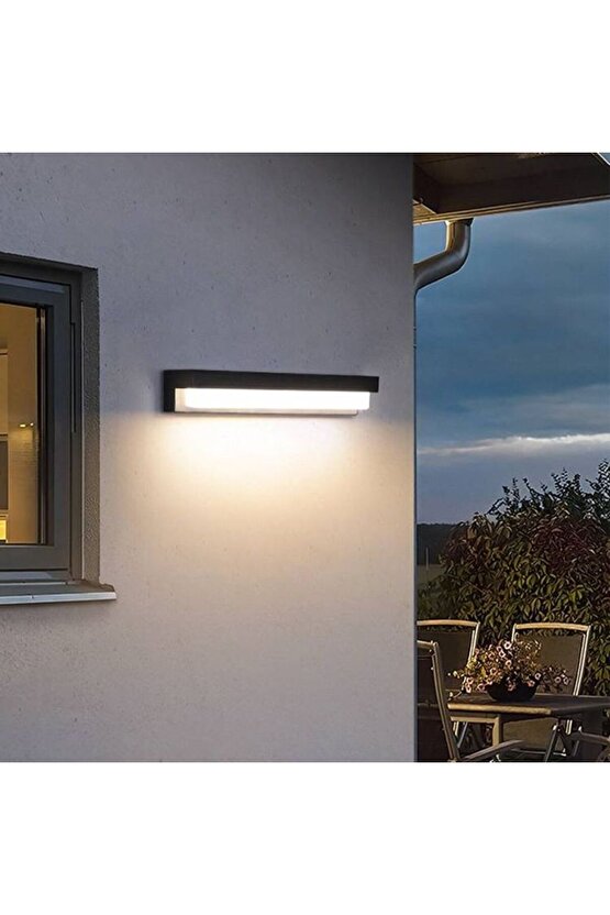 Elektrikle Çalışır, 24 Watt 3000 Kelvin İç ve Dış Mekan, Kapı Girişi, Çok Şık Bahçe Duvar Led Aplik