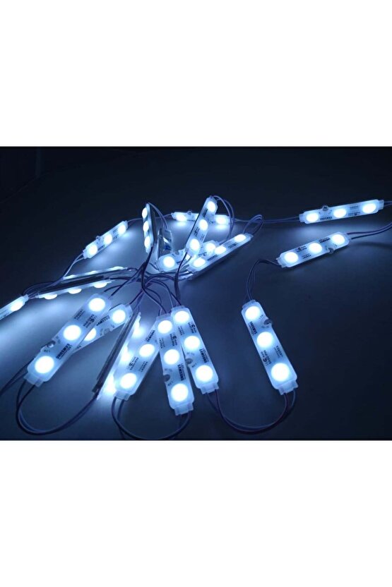 10 Adet 5 Watt BEYAZ IŞIK IP65 Modül Led, 10 Adet Magnetli, Çok Kaliteli BEYAZ Işık Modül Led
