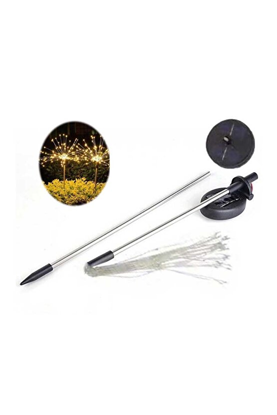 Güneş Enerjili, 10 Watt, 3200K Gün Işığı, Çiçek Demeti Solar Bahçe Artmatürü, Kaiteli Solar Armatür