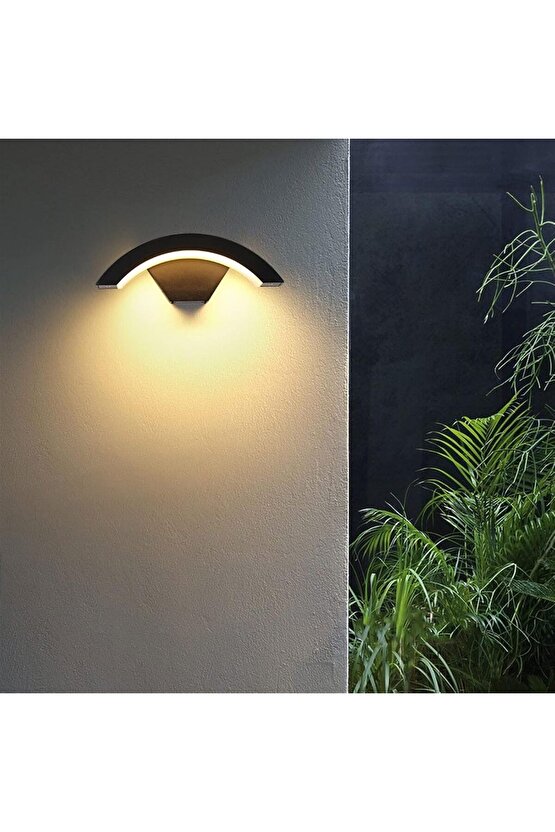 Elektrikle Çalışır 24 Watt İç ve Dış Mekan Led Duvar Aplik Bahçe Kapı Girişi Armatür 3200K Gün Işığı