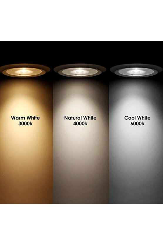 1 Adet 7 Watt, 4000 Kelvin, Çok Kaliteli Gu10 Duy Led Ampul, Yüksek Lümen 4000 Kelvin Gu10 Duy Ampul