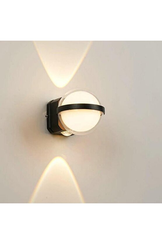 Elektrikle Çalışır, Modern Tasarım Bahçe, Balkon, Teras Armatürü, 12 Watt Led Aplik, Çok Şık Armatür