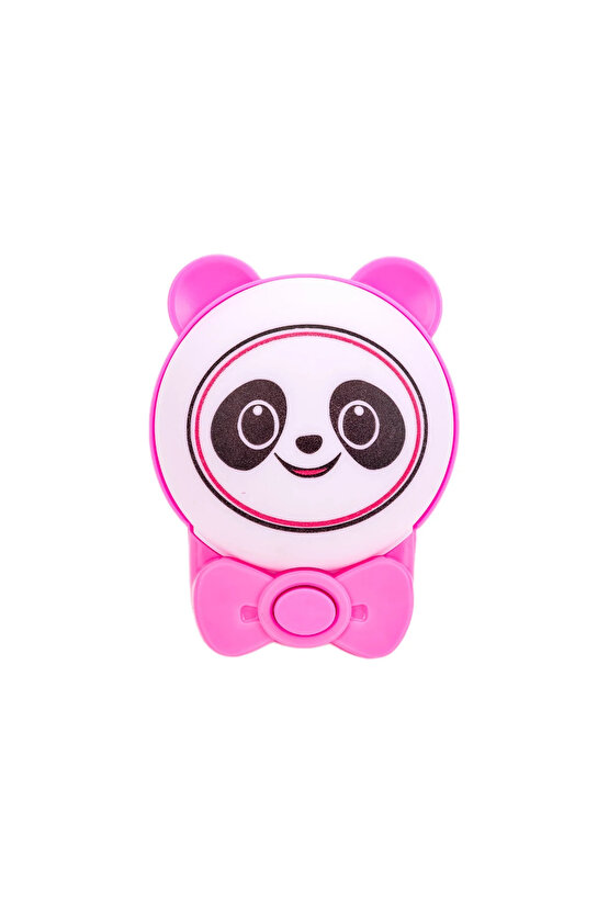 Sevimli Panda Bebek Çocuk Odası Gece Lambası, Prize Tak Çalıştır Anahtarlı, 2 Watt Beyaz Işık Ledli