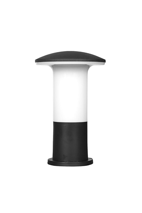 32 Cm Mantar Model Set Üstü Bahçe Armatürü | Siyah Dış Mekan | Ip54 Su Geçirmez | E27 Duylu