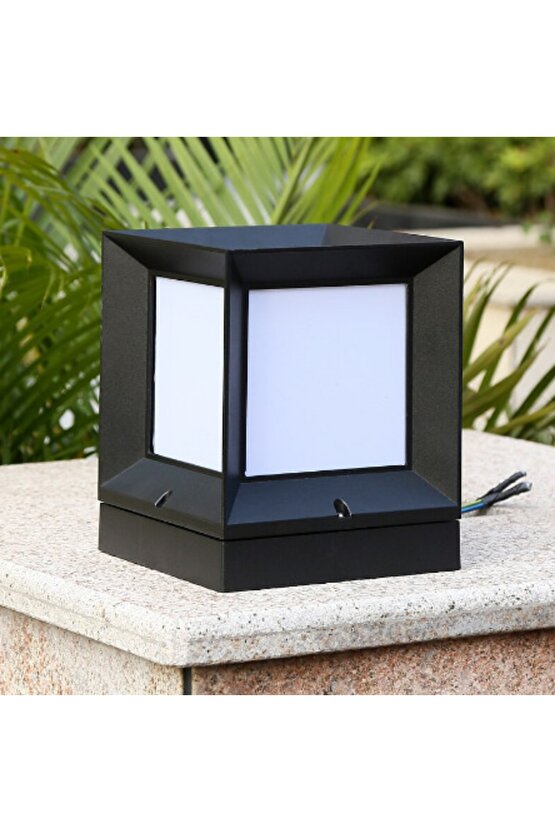 E-27 Duylu Dekoratif Küp Bahçe Aydınlatması Ampul ile Şık ve Modern Tasarım