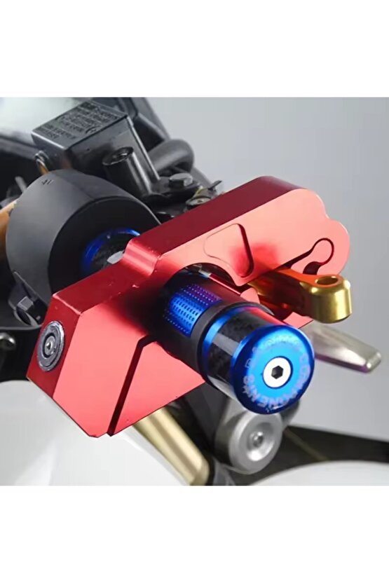 Motosiklet Gidon Kilidi Anti-Hırsızlık Alüminyum Fren & Gaz Kolu Güvenlik Kilidi Scooter ATV