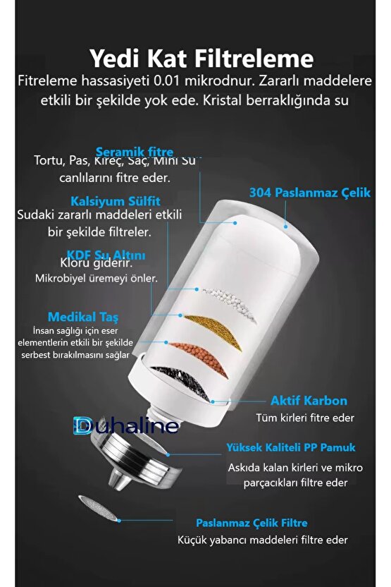 Paslanmaz Çelik Musluk Suyu Filtresi Mutfak Banyo İçin Mikrofiltrasyon İçilebilir Su Arıtma Sistemi