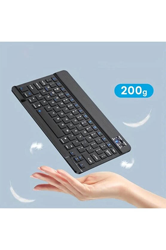 TCL TAB 10 Gen2 10.4 Tablet Uyumlu Slim Şarjlı Bluetooth Klavye ve Mouse Seti