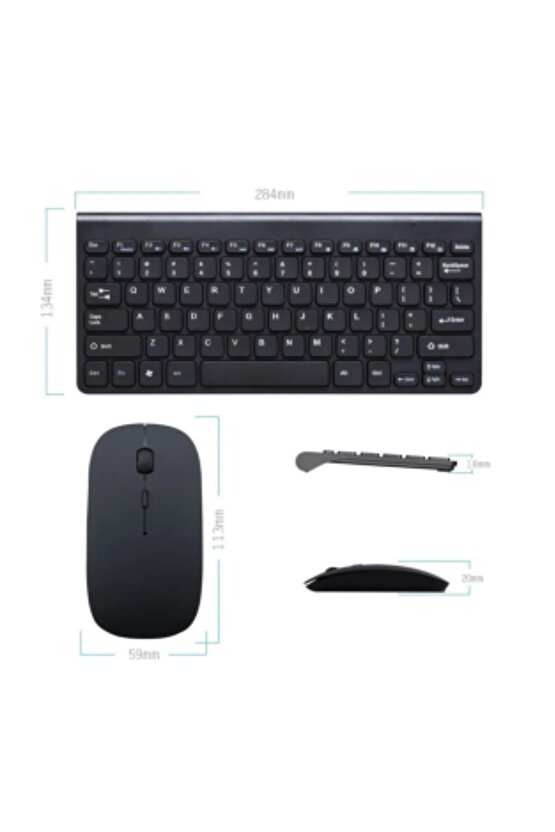 Huaweı Matepad 11.5-inch Papermatte Edition Tablet Uyumlu Slim Şarjlı Bluetooth Klavye Ve Mouse Seti