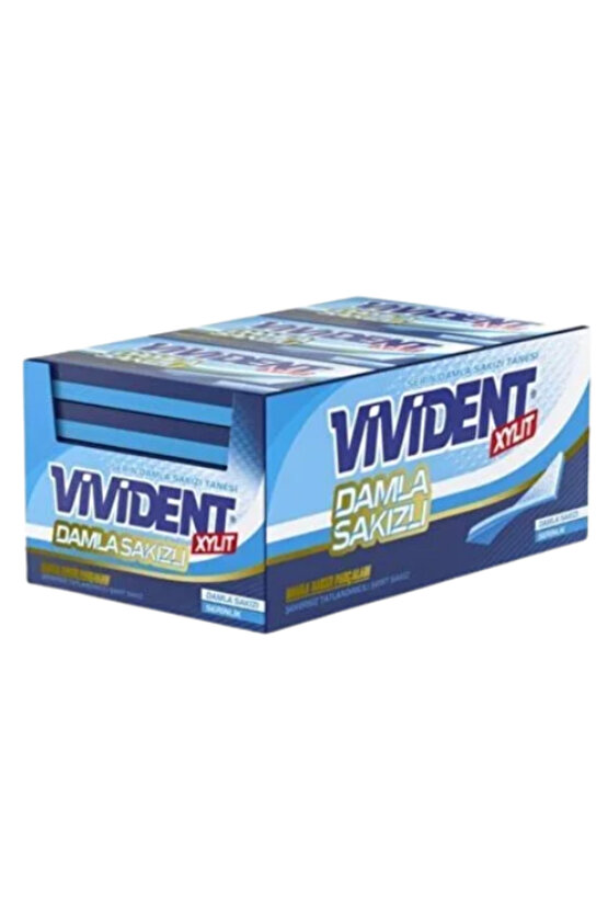 Damla Sakızlı 14 Adet Şekersiz Tatlandırıcılı Şerit Sakız 26 GR * 18 Adet