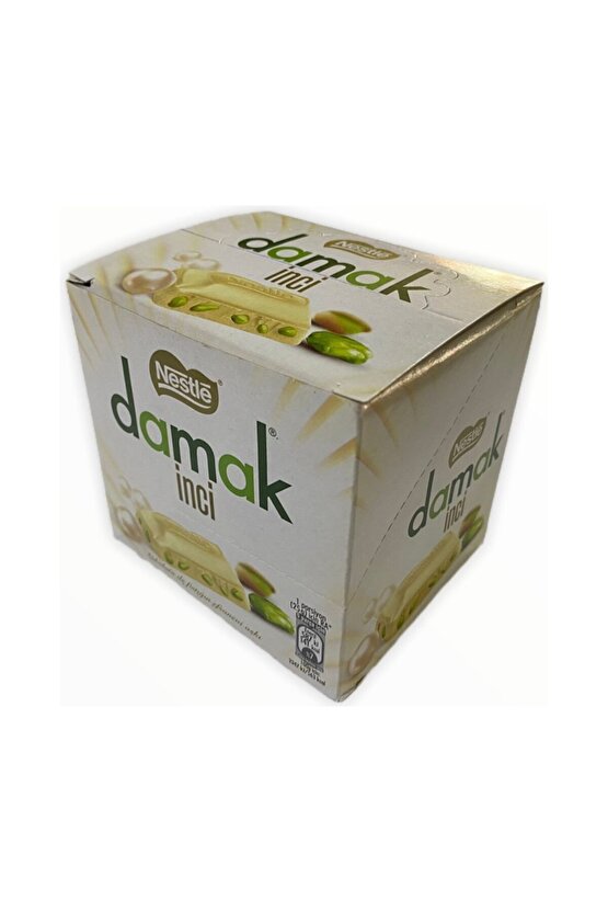 Damak Inci Antep Fıstıklı Beyaz Çikolata 60 Gr 6lı Paket