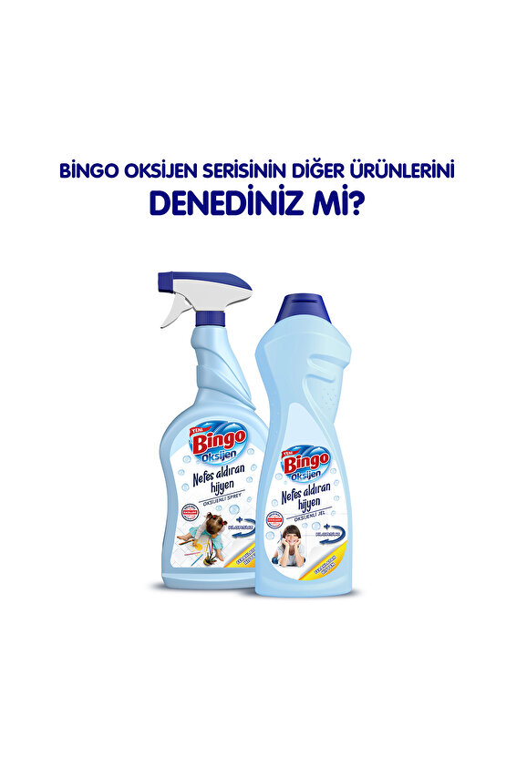Oksijen Çamaşır Suyu 750 ml Ferahlatan Hijyen Ekonomi Paketi 6lı