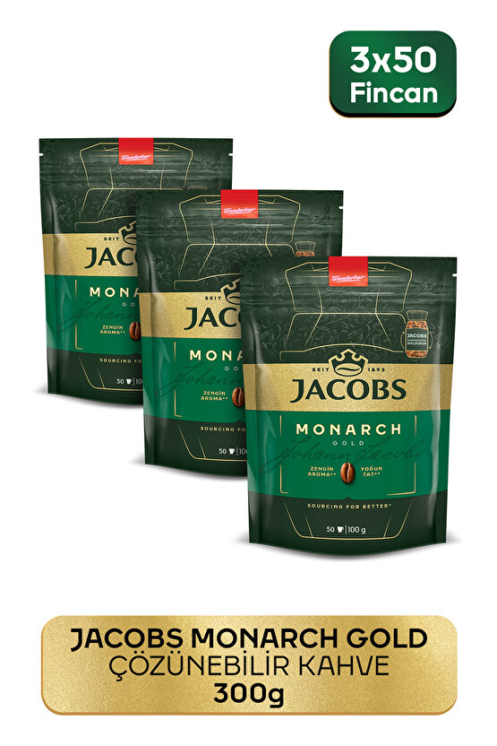 Monarch Gold Granül Kahve 100 gram X 3 Paket