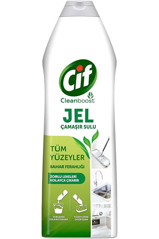 Jel Yüzey Temizleyici Tüm Yüzeyler Bahar Ferahlığı Çamaşır Suyu