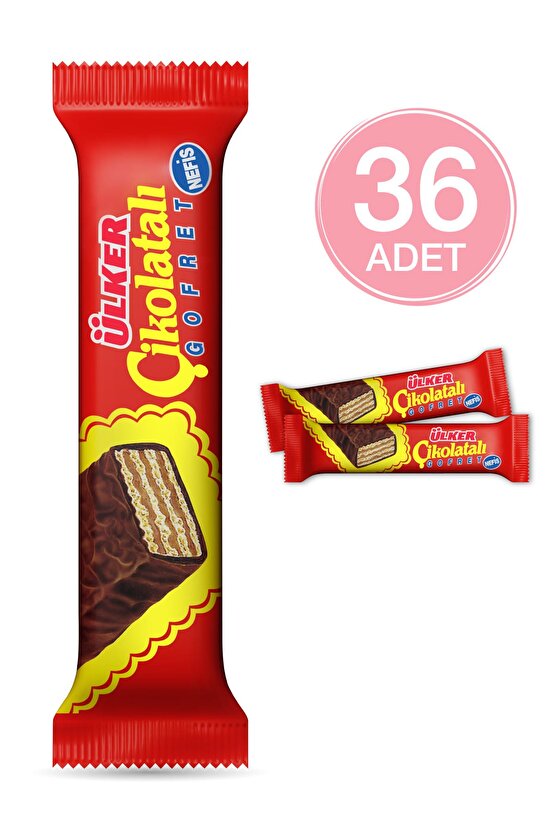 Çikolatalı Gofret 36 Gr X 36 Adet