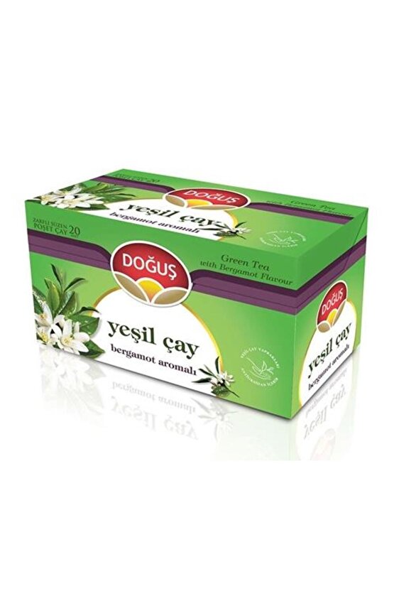 Bergamot Yeşil Çay Süzen Poşet 20x1.75 gr