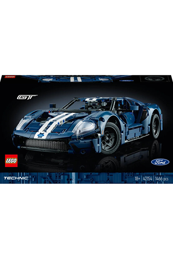 ® Technic 2022 Ford GT 42154 - Yetişkinler için Yaratıcı Model Yapım Seti (1466P)