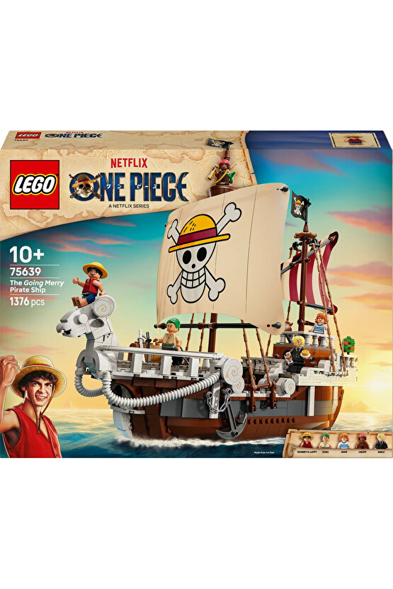 ® ONE PIECE Going Merry Korsan Gemisi 75639 - 10+ Çocuklar için Yaratıcı Oyuncak Yapım Seti (1376)