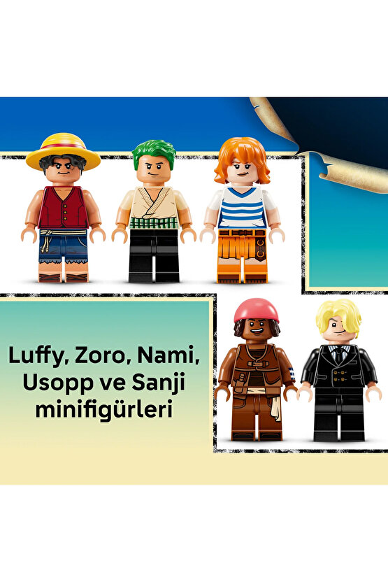 ® ONE PIECE Going Merry Korsan Gemisi 75639 - 10+ Çocuklar için Yaratıcı Oyuncak Yapım Seti (1376)