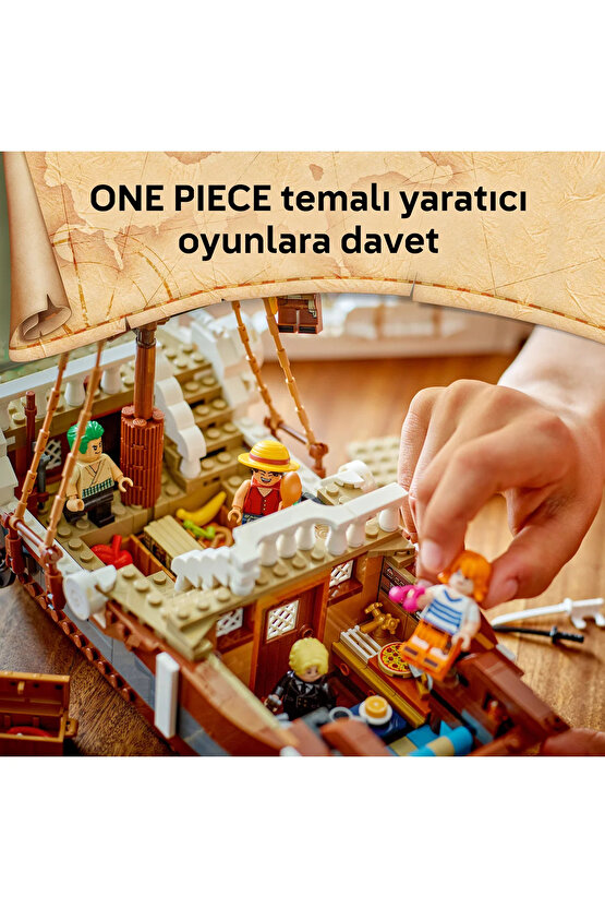 ® ONE PIECE Going Merry Korsan Gemisi 75639 - 10+ Çocuklar için Yaratıcı Oyuncak Yapım Seti (1376)