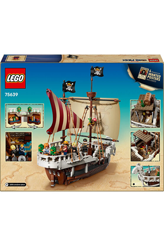 ® ONE PIECE Going Merry Korsan Gemisi 75639 - 10+ Çocuklar için Yaratıcı Oyuncak Yapım Seti (1376)