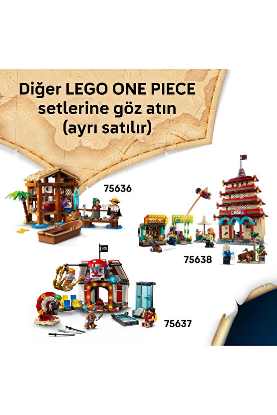 ® ONE PIECE Going Merry Korsan Gemisi 75639 - 10+ Çocuklar için Yaratıcı Oyuncak Yapım Seti (1376)