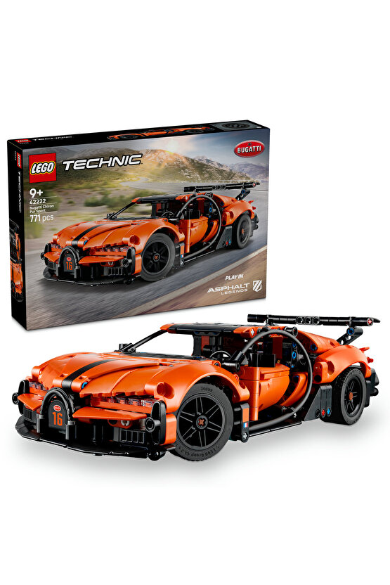 ® Technic™ Bugatti Chiron Pur Sport Hiper Araba 42222 – 9+ Oyuncak Yapım Seti (771 Parça)