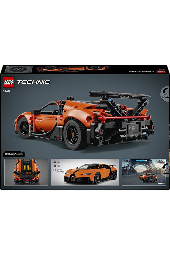 ® Technic™ Bugatti Chiron Pur Sport Hiper Araba 42222 – 9+ Oyuncak Yapım Seti (771 Parça)