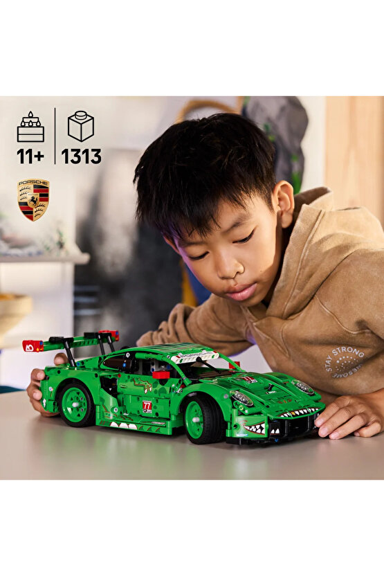 ® Technic™ Porsche 911 GT3 R REXY AO Racing Araba 42224 – 11+ Oyuncak Yapım Seti (1313 Parça)
