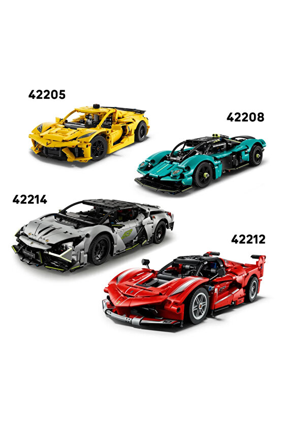 ® Technic™ Porsche 911 GT3 R REXY AO Racing Araba 42224 – 11+ Oyuncak Yapım Seti (1313 Parça)