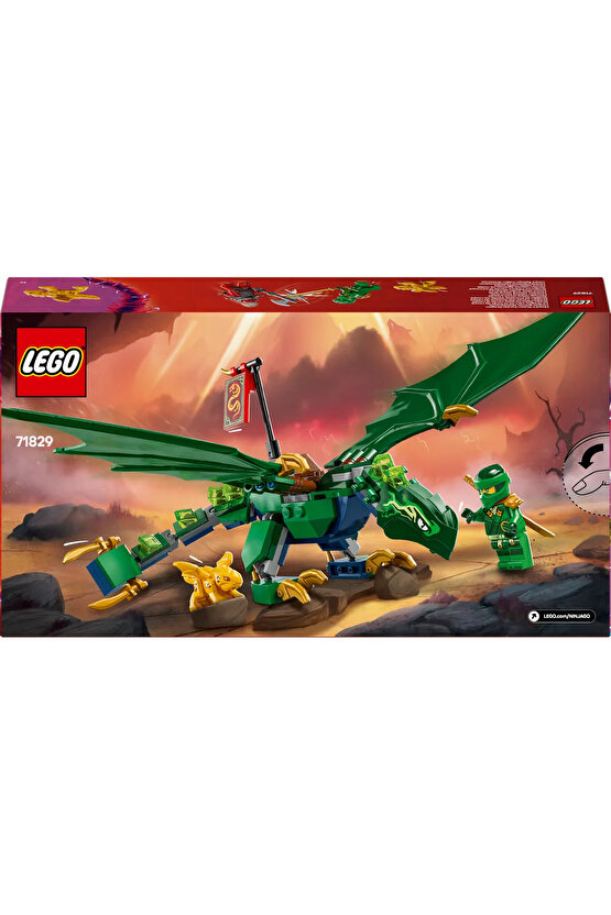 ® NINJAGO® Lloyd’un Yeşil Orman Ejderhası 71829 - 6+ Çocuklar için Yaratıcı Oyuncak Yapım Seti(128P)