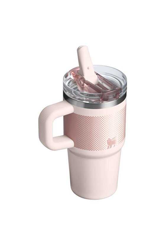 The Quencher Protour Flip Straw Tumbler 0.6L  20oz Rose Quartz Fade Termos